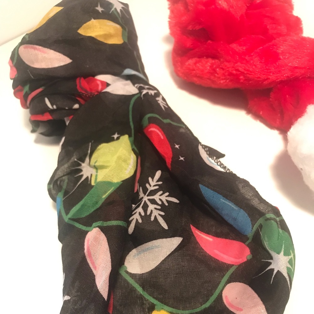NWOT Holiday Scarves/Wraps, 2 bundle